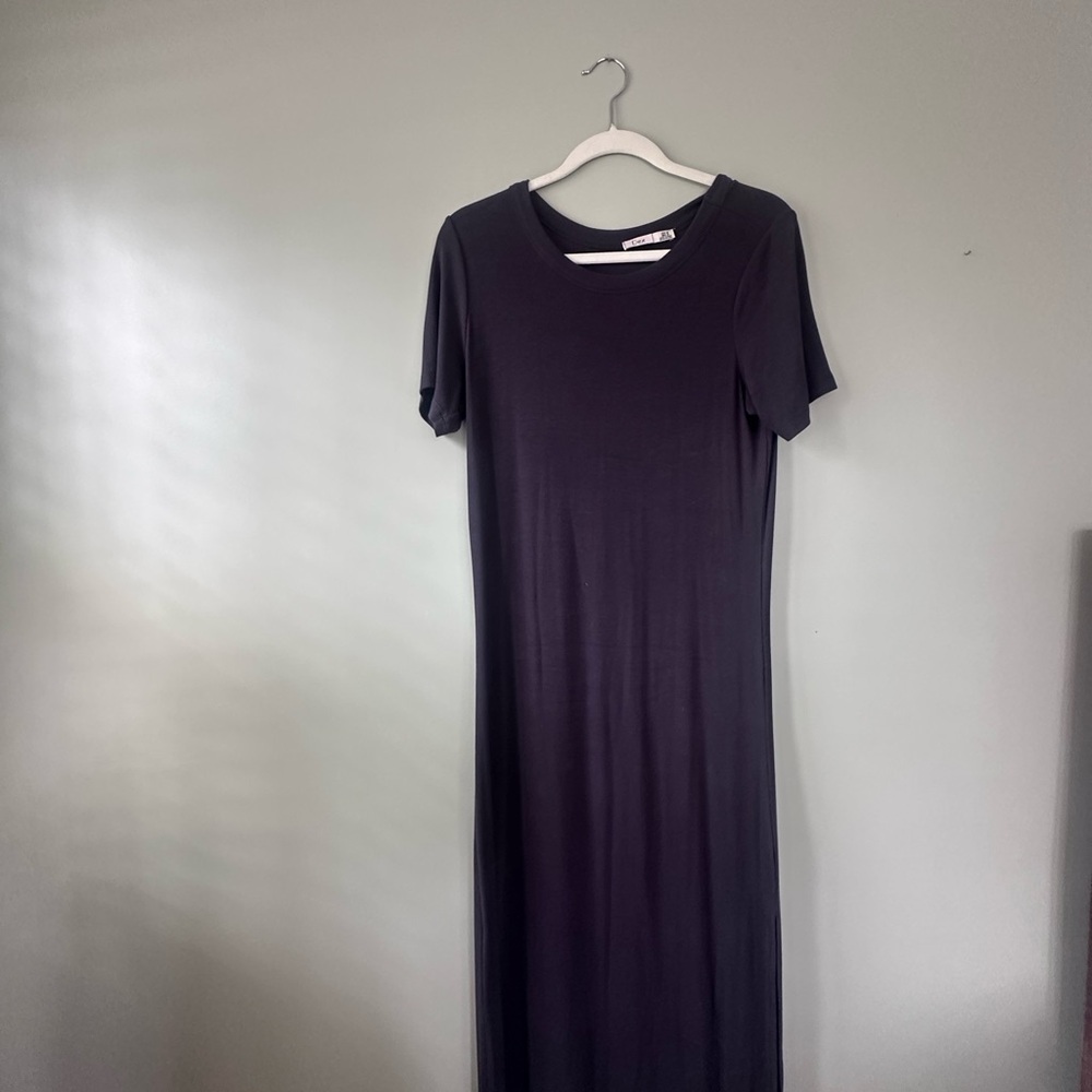 DEX Grey Ribbed Dress - Picture 6 of 7
